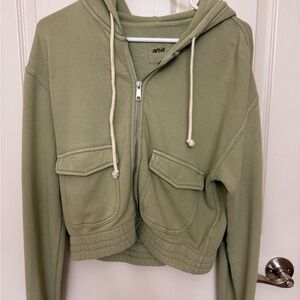 Aerie Sage Green Utility Jacket